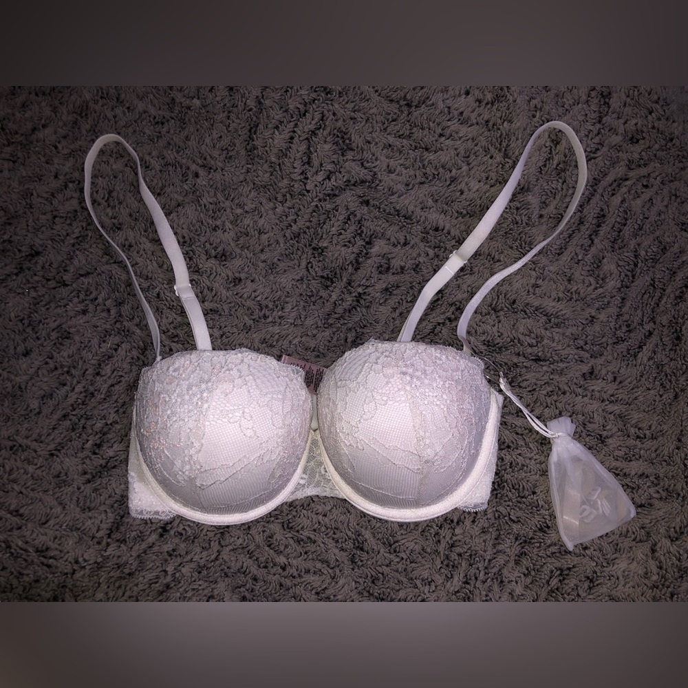 30D La Sensa Hello Sugar Push Up Bra Shimmering Lace Fabric Gorgeous! ❤️